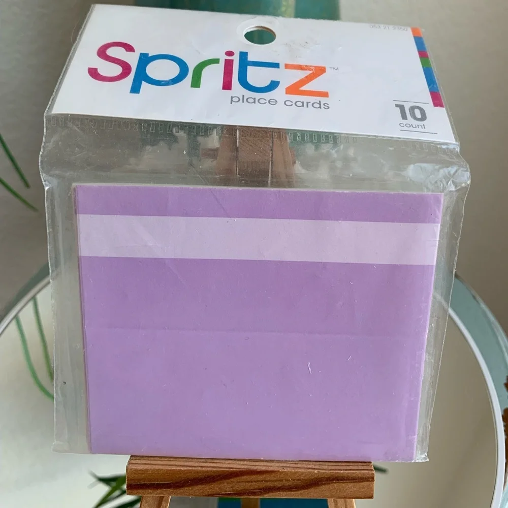 SPRITZ & MADE FOR RETAIL Party Bundle Paper Fans & Place Cards Pastel Colors